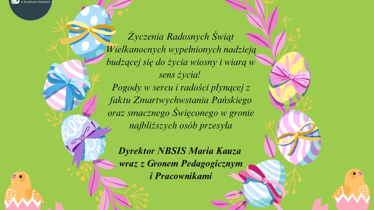 Wesołych, pogodnych i radosnych Świąt Wielkanocnych! 🐣