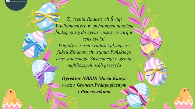 Wesołych, pogodnych i radosnych Świąt Wielkanocnych! 🐣